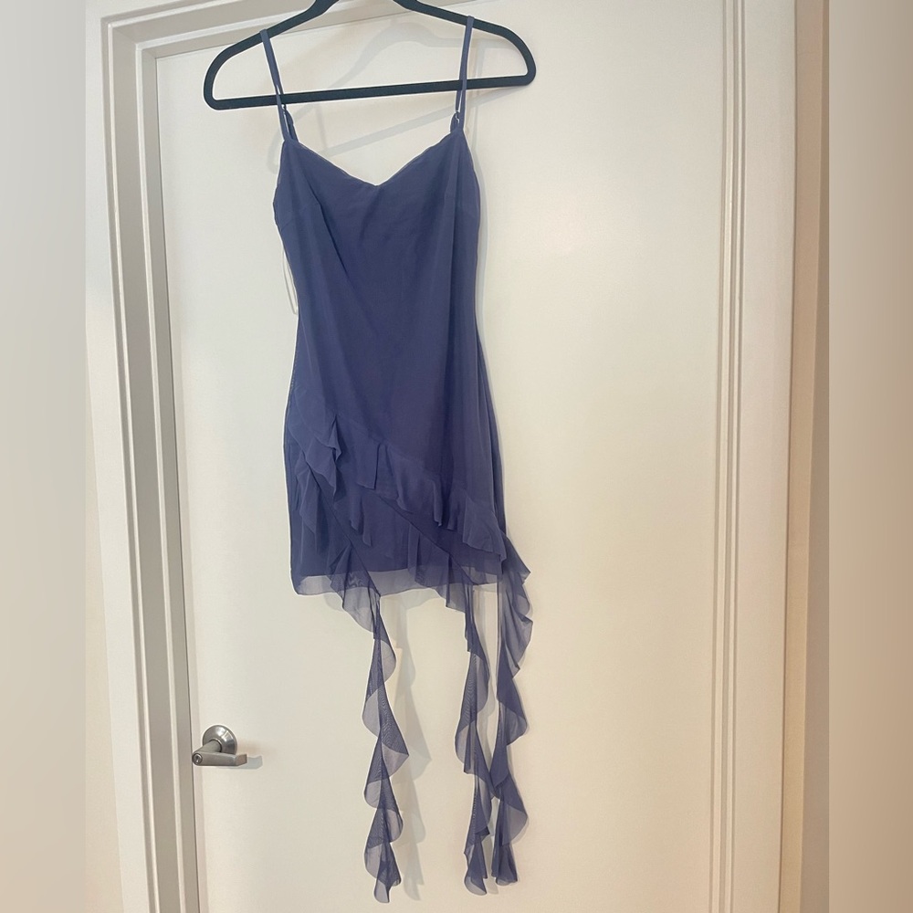 Grey/ Purple dress
